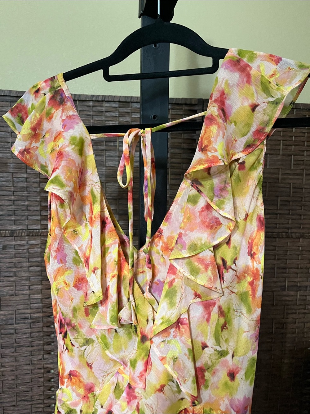 MISA Los Angeles Claudita Dress in Golden Flora – Size Small (Fits Up to Medium) - Picture 6 of 10